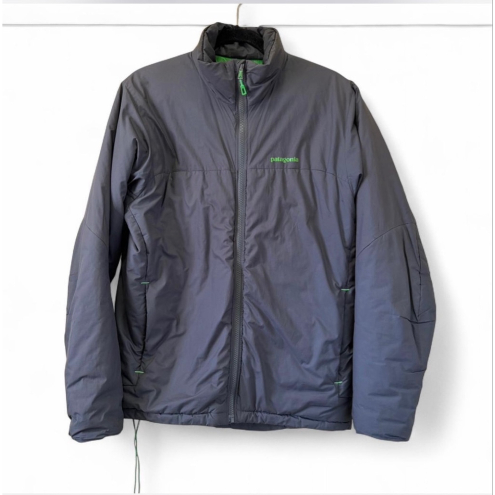 Patagonia Mens Micro Puff Jacket Puffer Primaloft Gray Size Medium